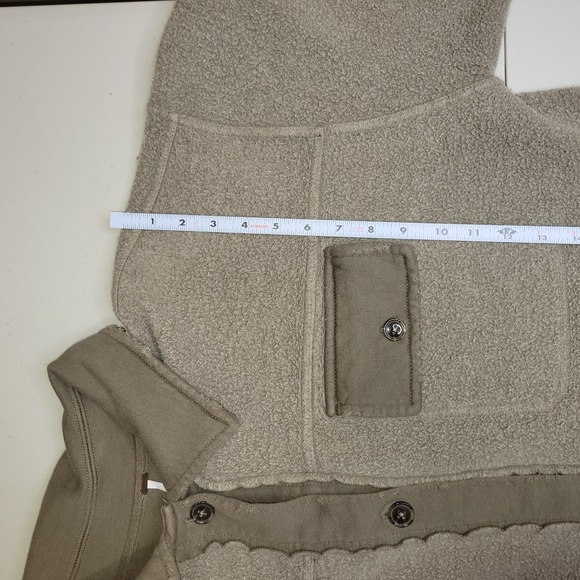 Free People Ruby Oversized Shirt Jacket Fleece Button Down Brown Read - Picture 12 of 14